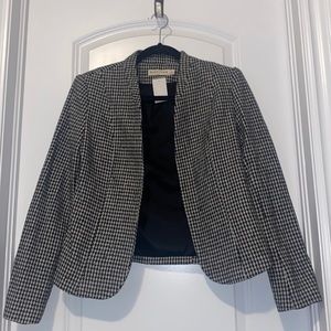 Houndstooth blazer